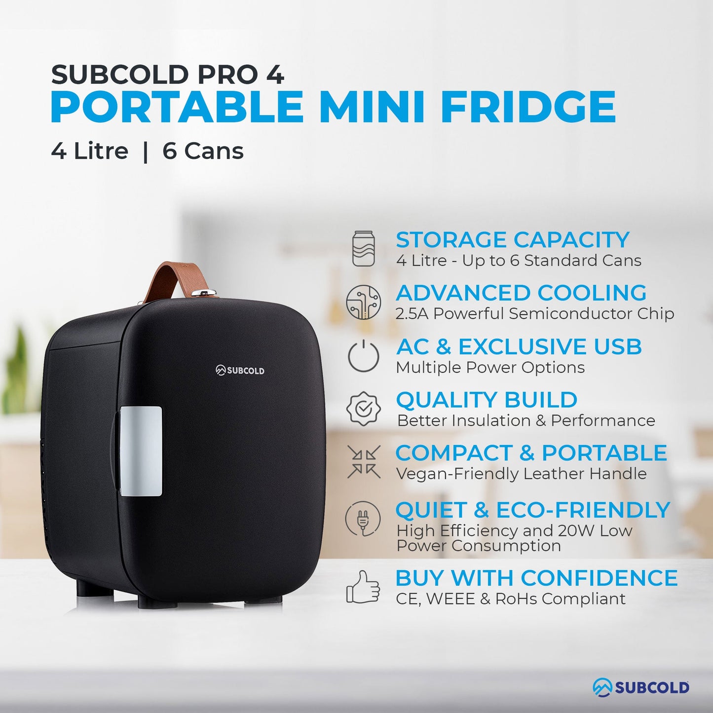 Subcold Pro 4L Mini Fridge