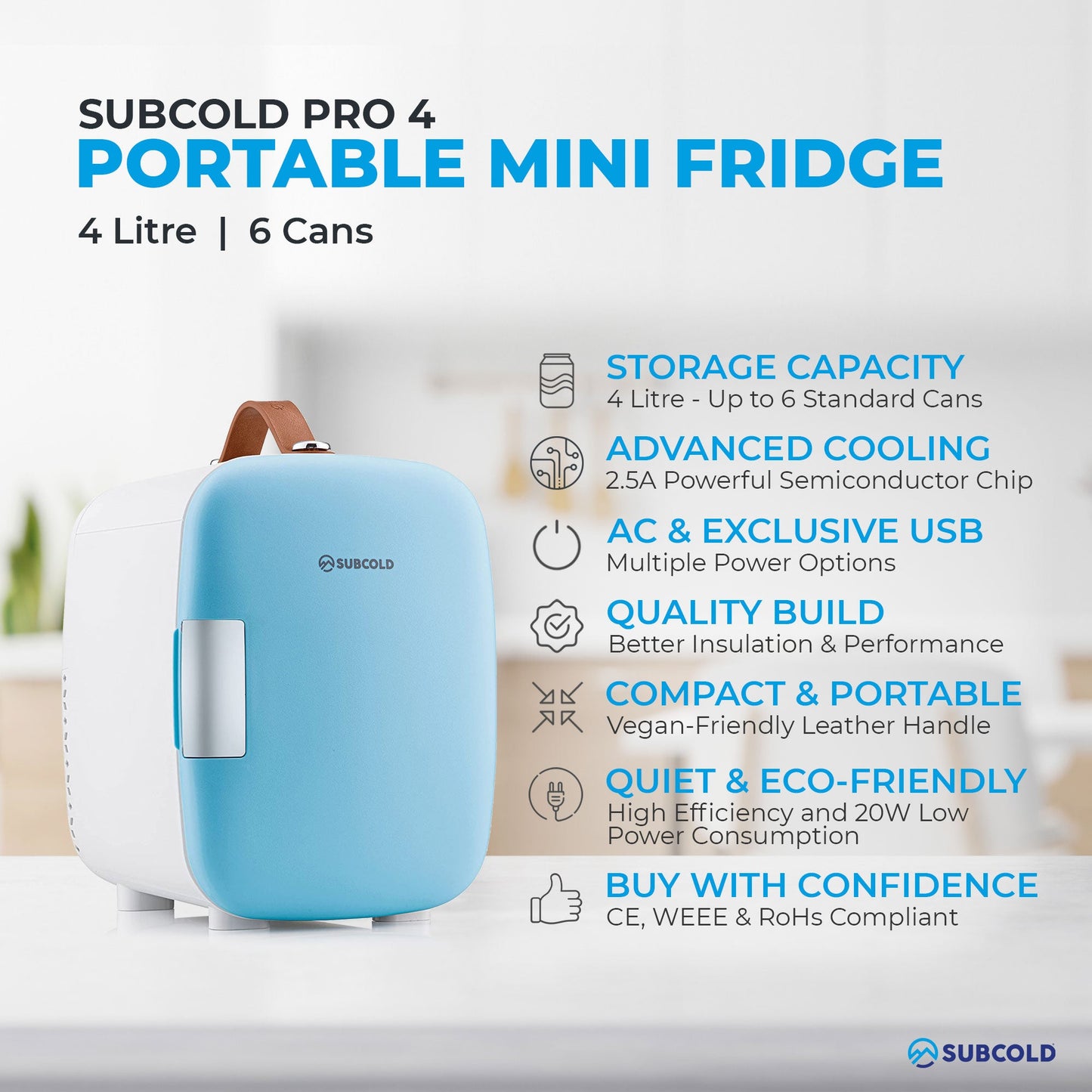 Subcold Pro 4L Mini Fridge