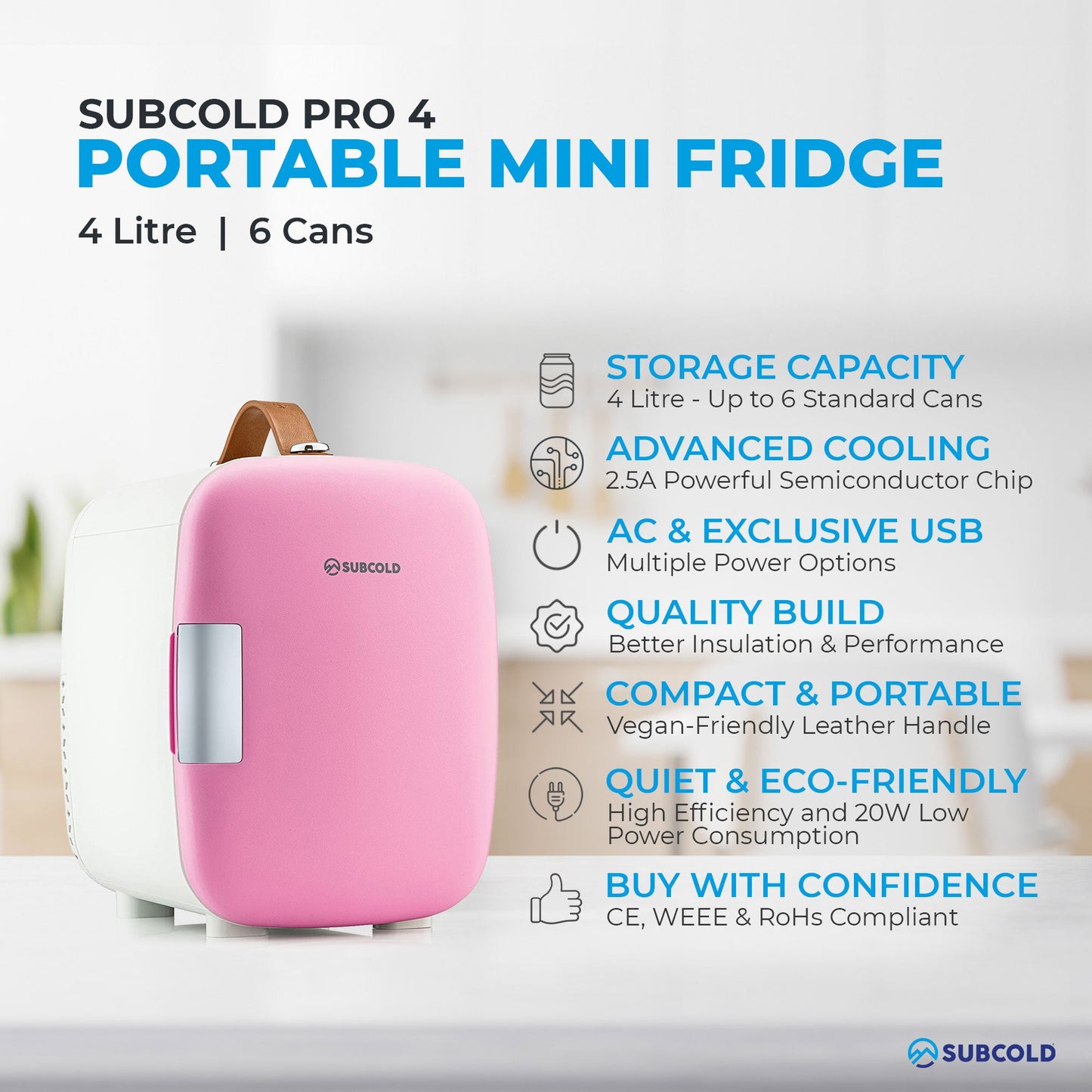 Subcold Pro 4L Mini Fridge