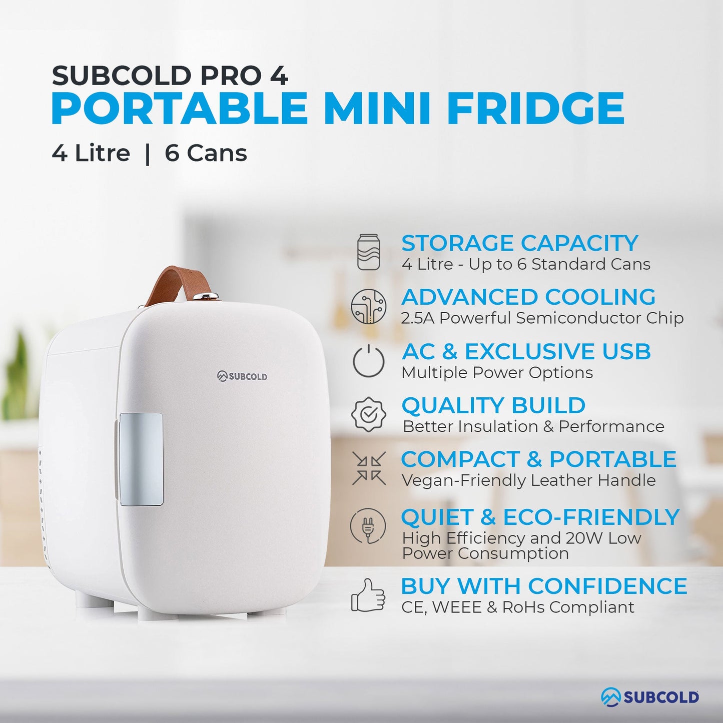 Subcold Pro 4L Mini Fridge