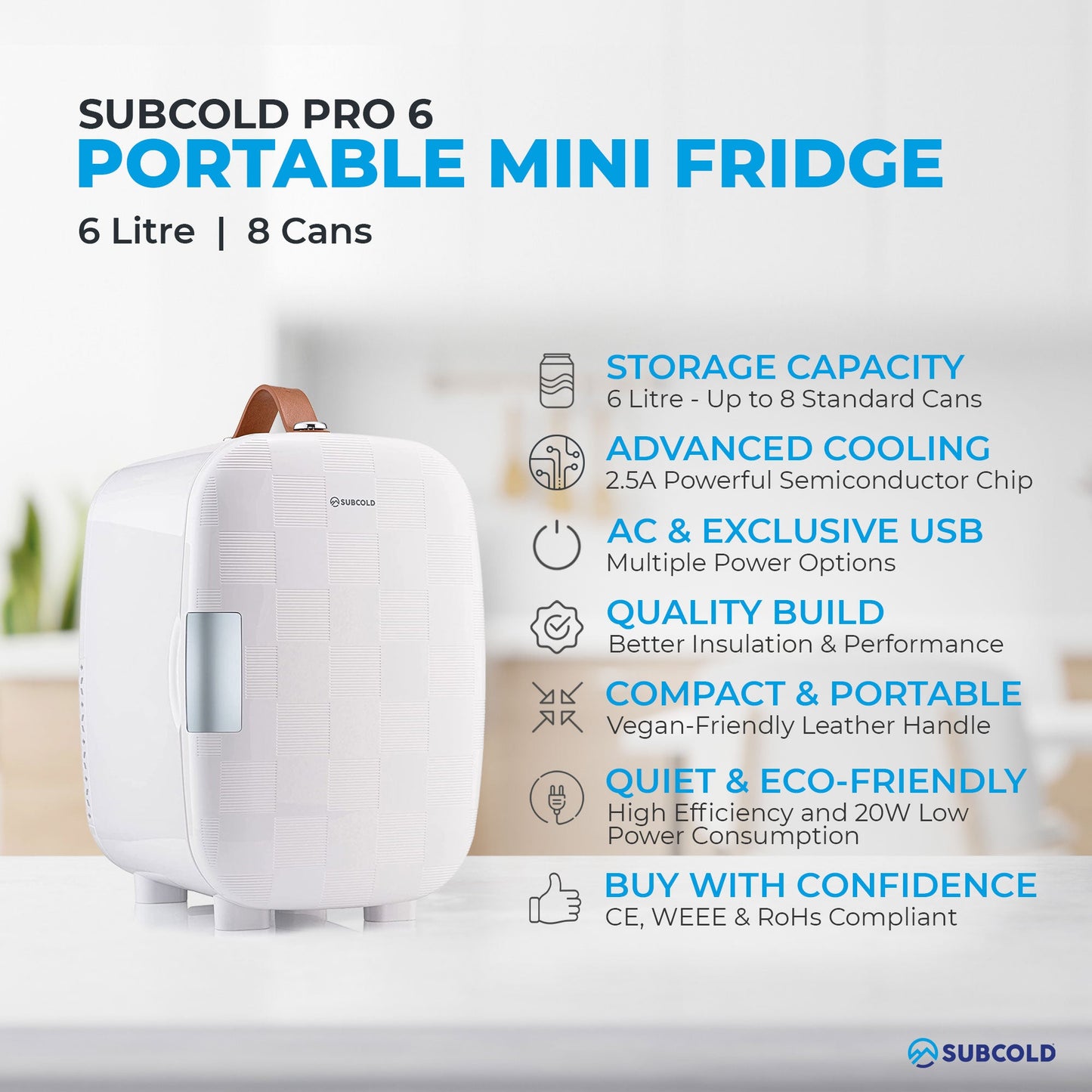 Subcold Pro 6L Mini Fridge