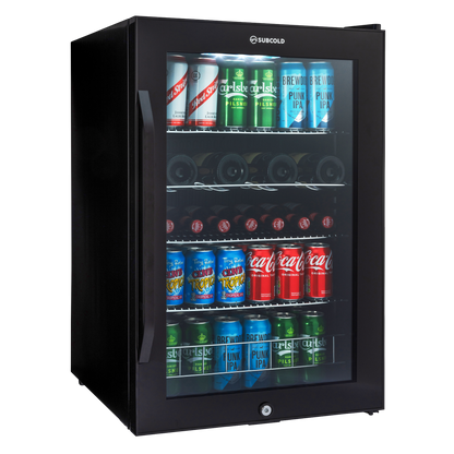 Subcold Ace 130 LED Touch Control Beer Fridge - Black